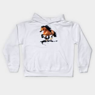 Lord Creedence, Gypsy Vanner Horse Kids Hoodie